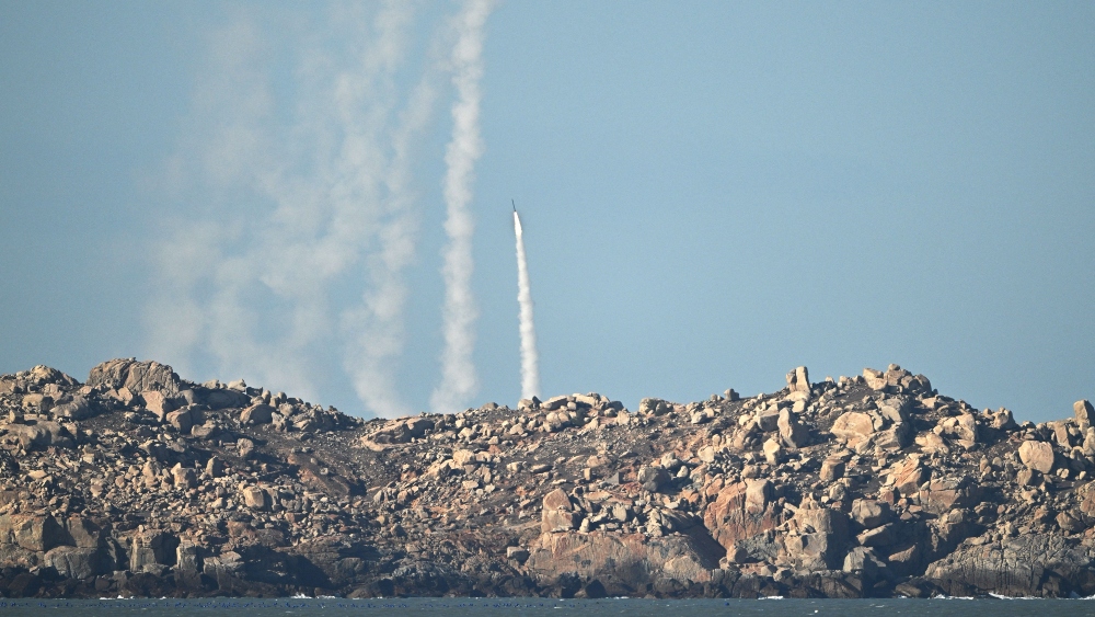 China conducts second day of military drills around Taiwan